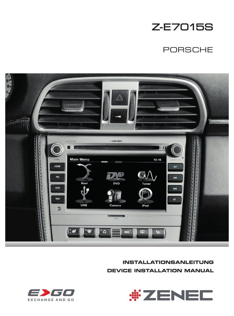 ZENEC Z-E7015S installation manual