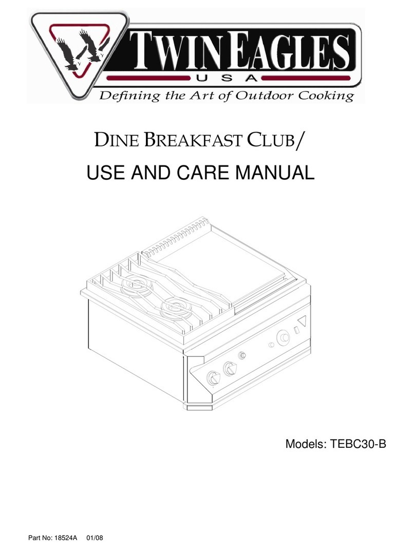 Twin Eagles TEBC30-B use and care manual