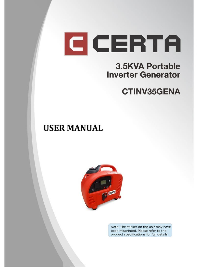 Certa CTINV35GENA user manual