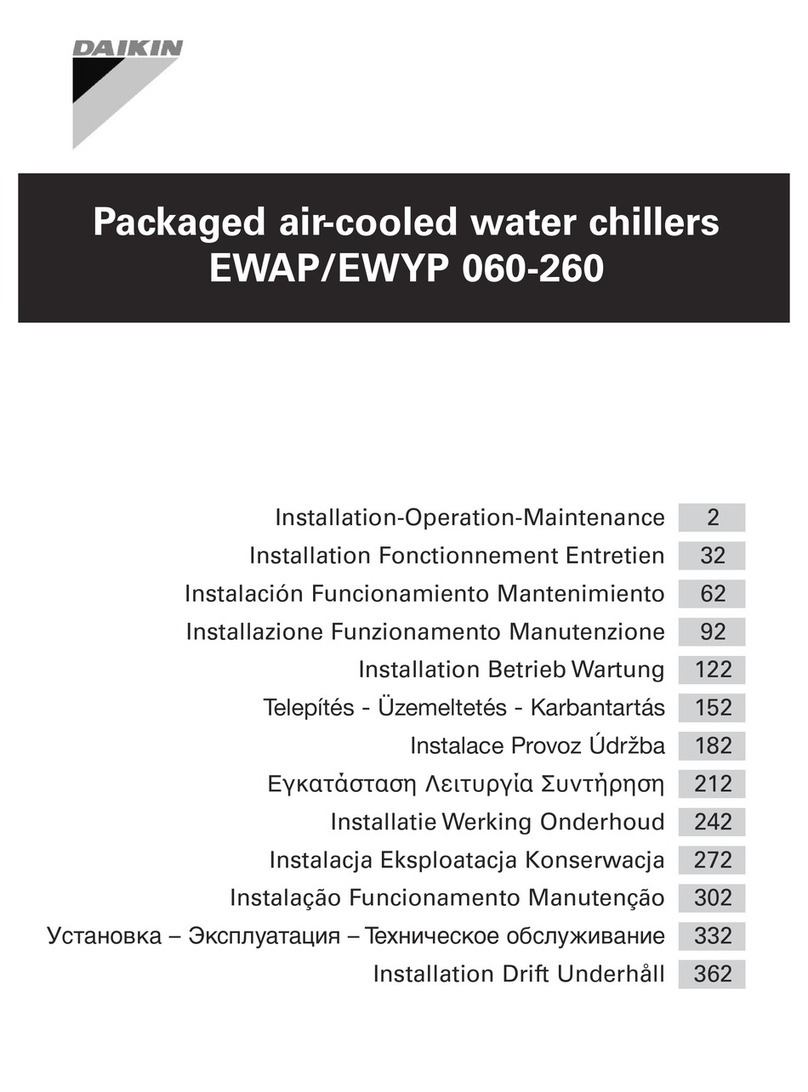 Daikin EWAP/EWYP 060-260 Owner's manual
