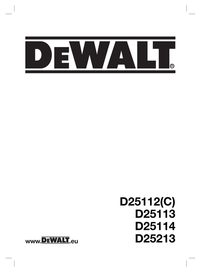 DeWalt D25114 Original instructions