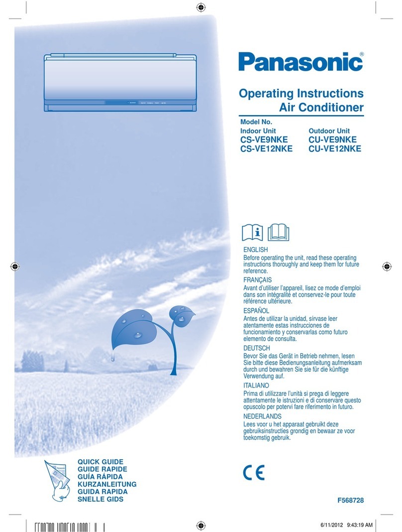 Panasonic CS-VE9NKE User manual