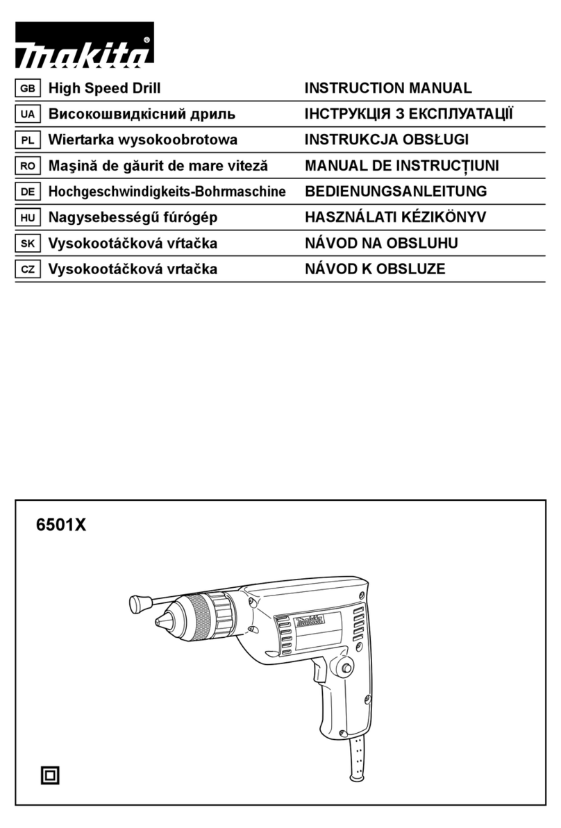 Makita 6501X instruction manual