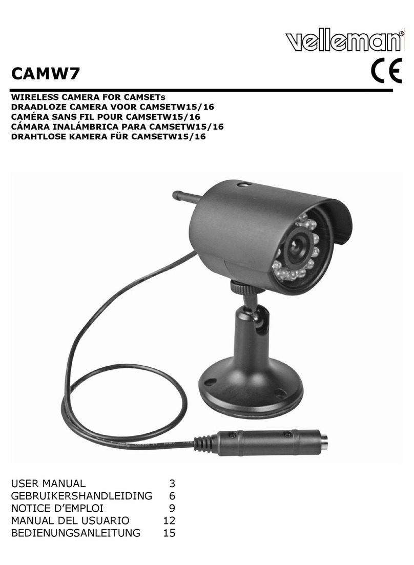 Velleman CAMW7 user manual