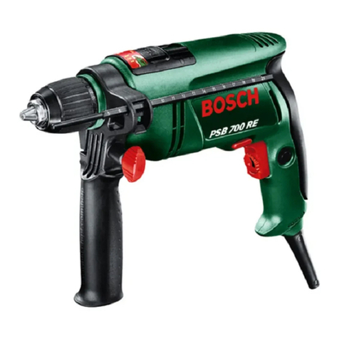 Bosch PSB 600 RE operating instructions