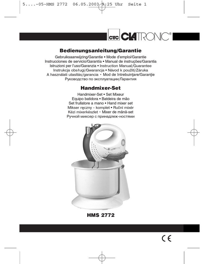 Clatronic HMS 2772 User manual