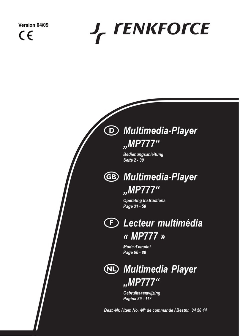 Renkforce MP777 operating instructions