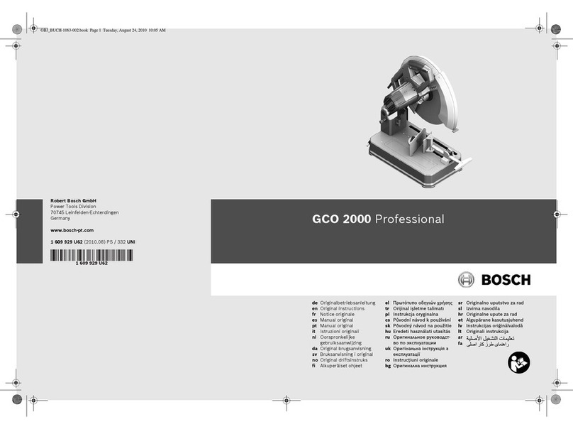 Bosch GCO 2000 Professiona User manual