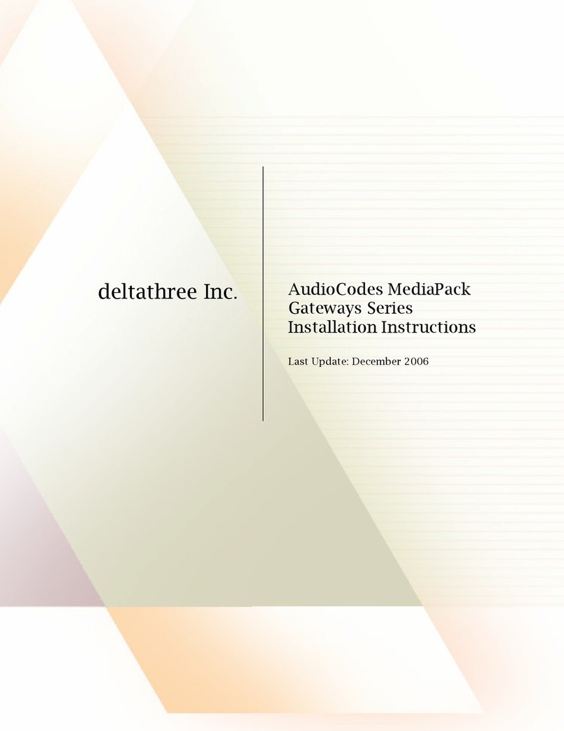AudioCodes MP-104 User manual