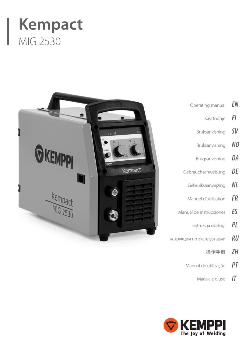 Kemppi Kempact MIG 2530 User manual