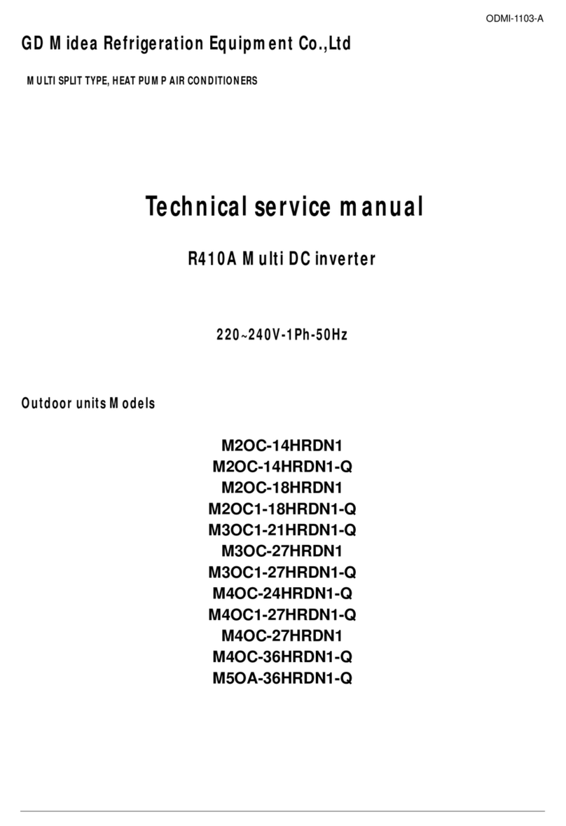 Midea M2OC-14HRDN1 Operating manual Midea M2OC-14HRDN1 Operating manual