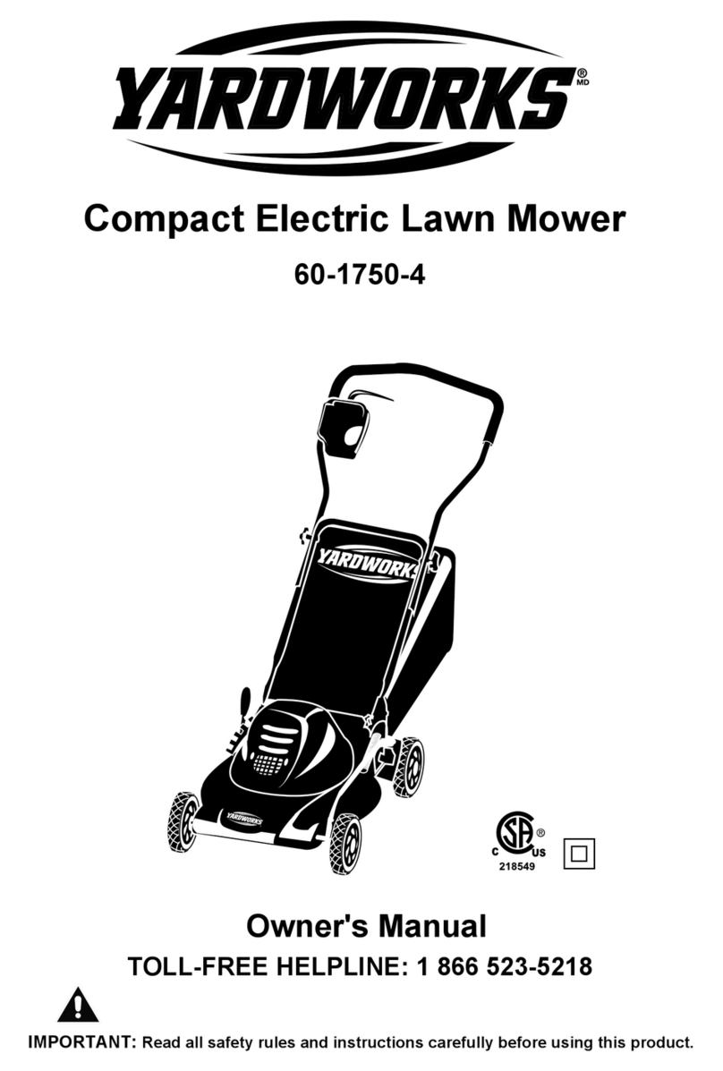 Yard Works 60-1750-4 owner's manual