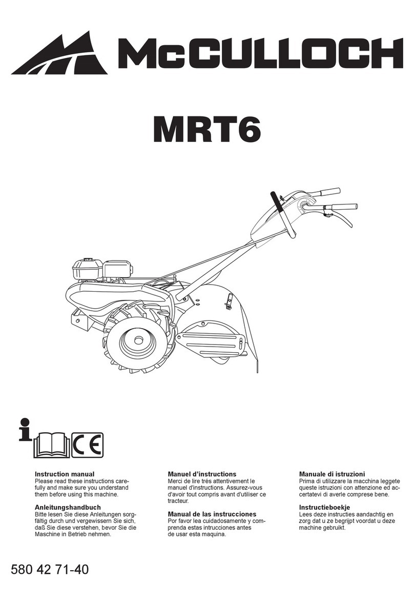 McCulloch MRT6 instruction manual