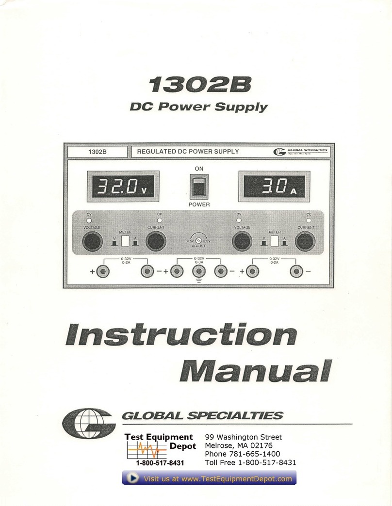 Global Specialties 1302B User manual