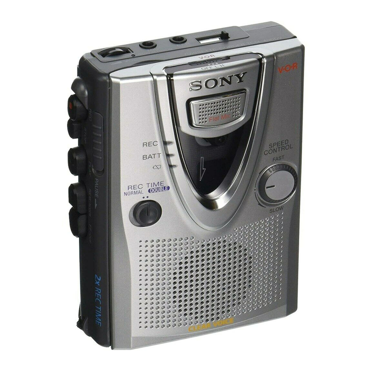 Sony TCM-400DV User manual