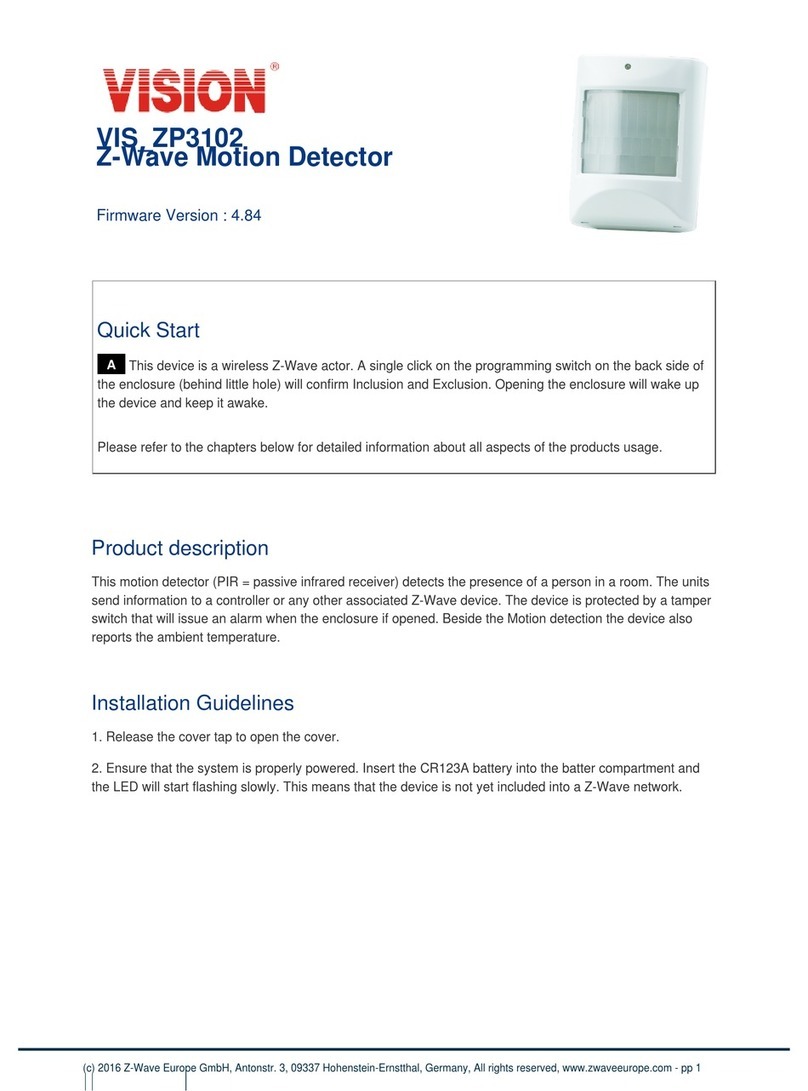 Vision VIS ZP3102 User manual