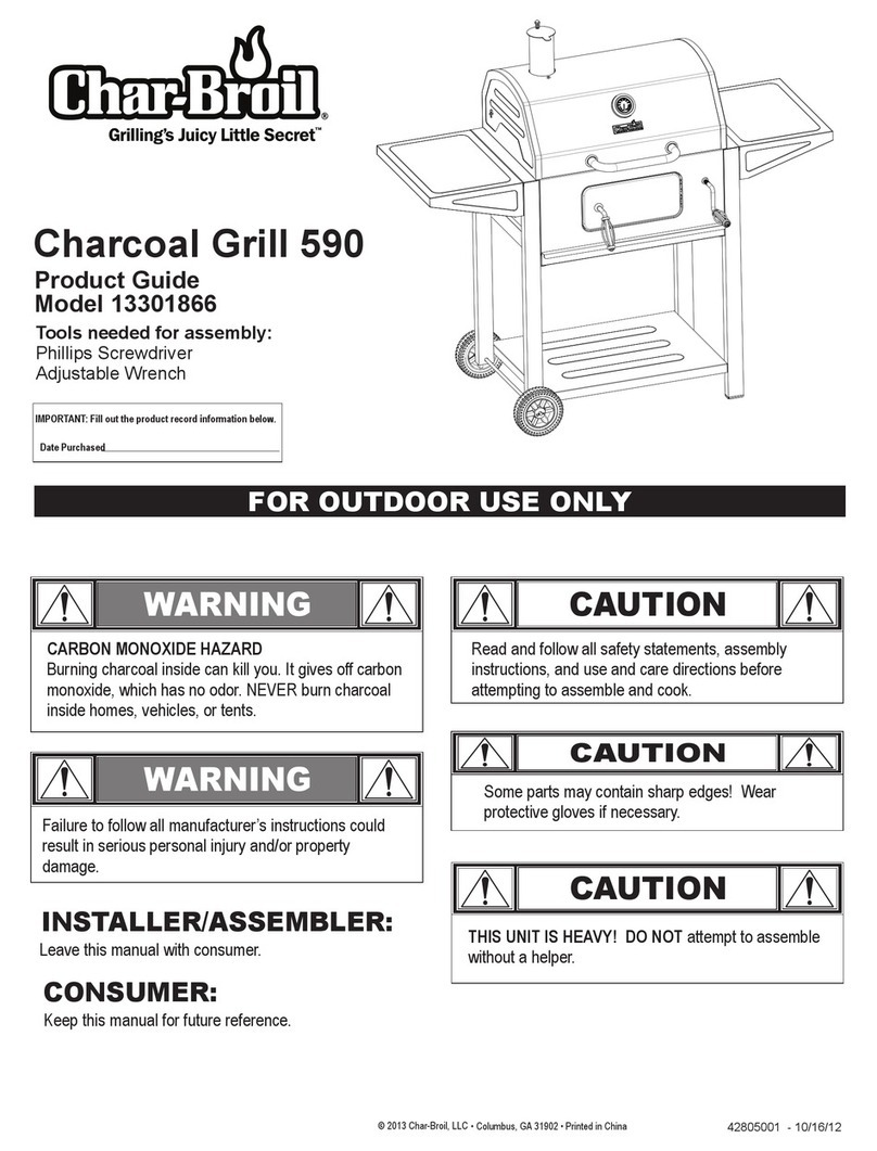 Char-Broil 13301866 Product guide
