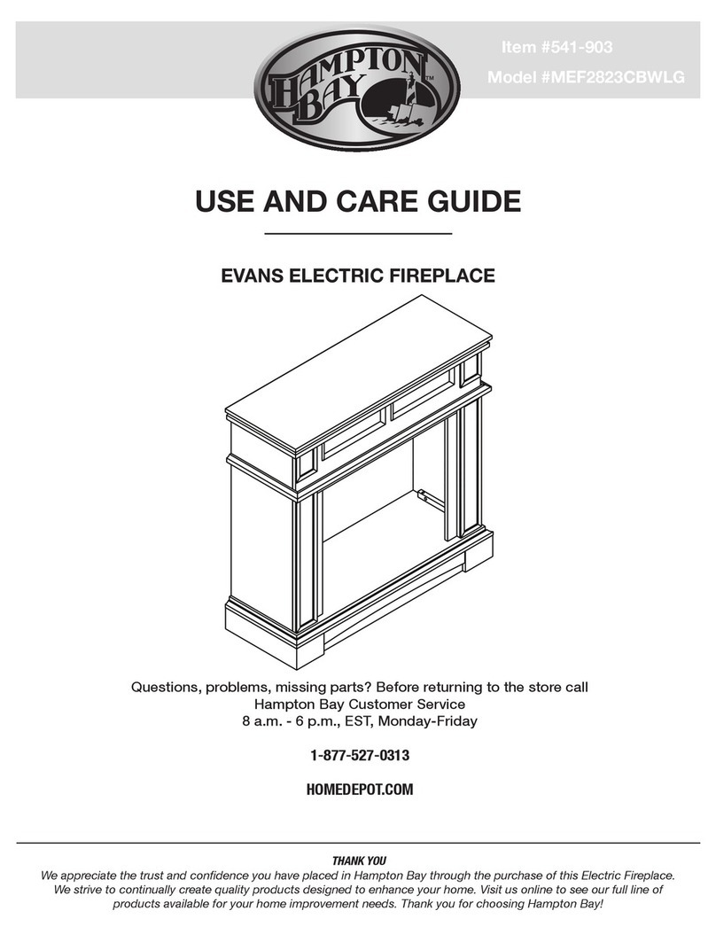 HAMPTON BAY MEF2823CBWLG User manual