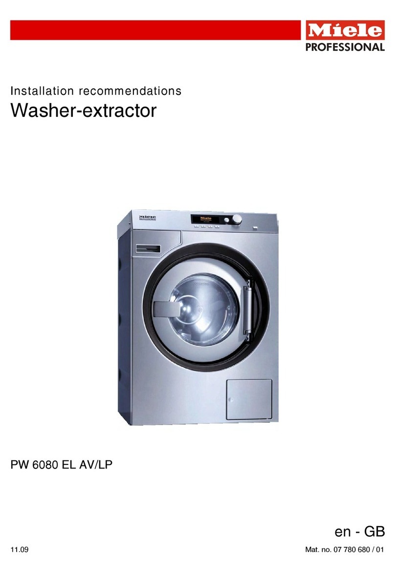 Miele PW 6080 EL AV installation manual
