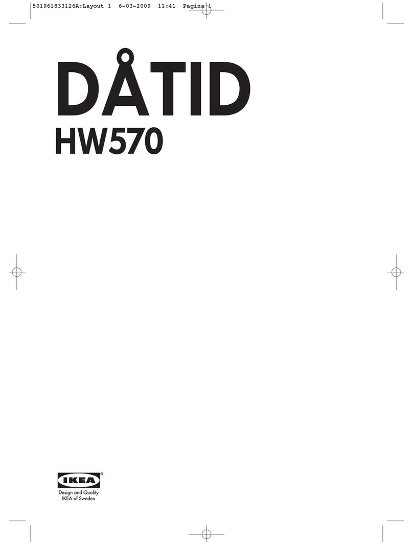 IKEA DATID HW570 Operating instructions IKEA DATID HW570 Operating instructions