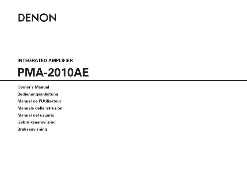 Denon PMA-2010AE User manual