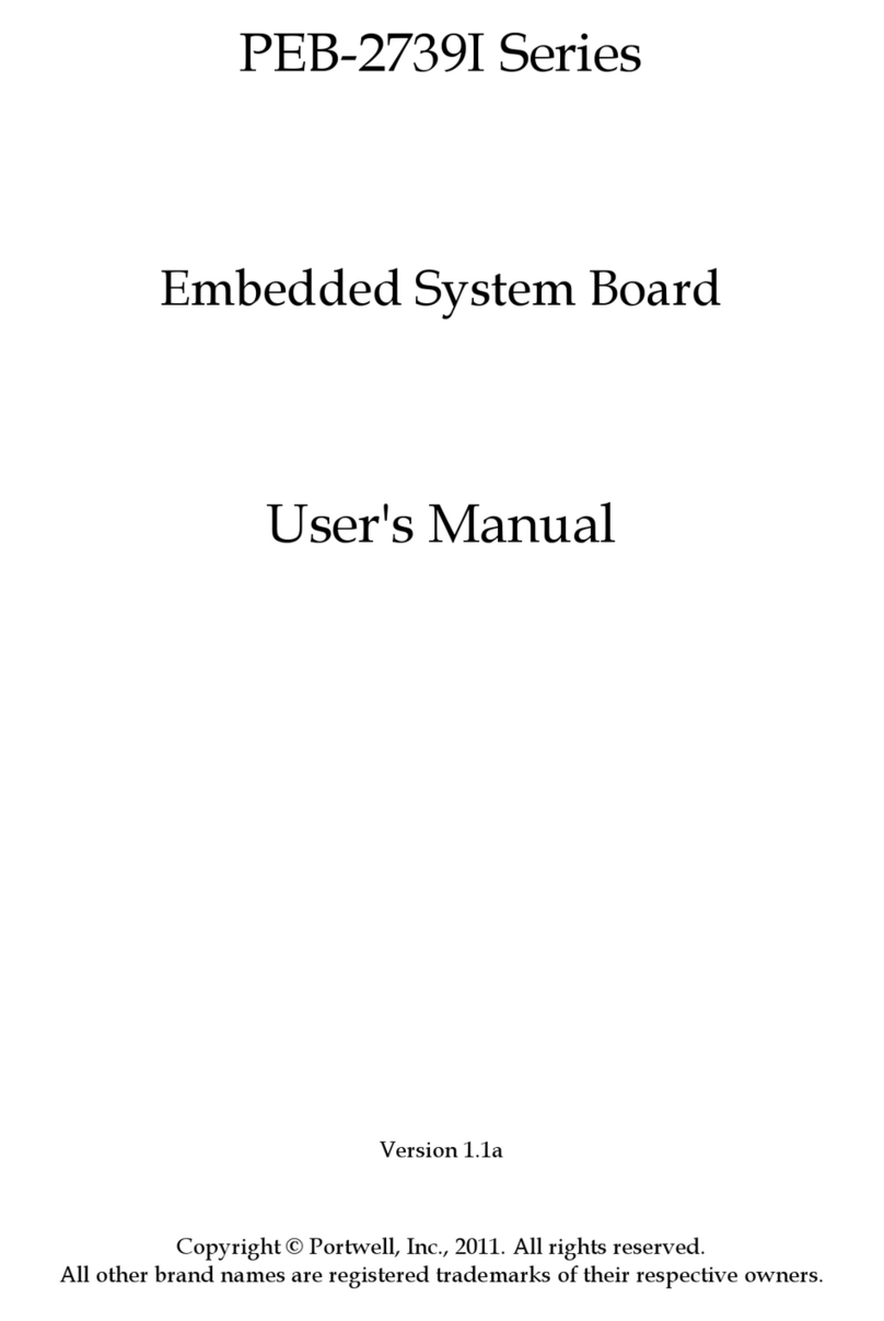 Portwell PEB-2739I User manual