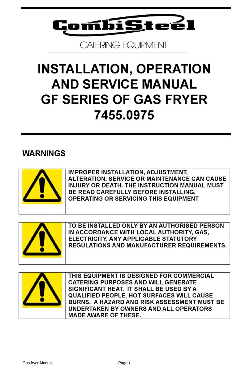 CombiSteel GF3 Installation, operation and service manual