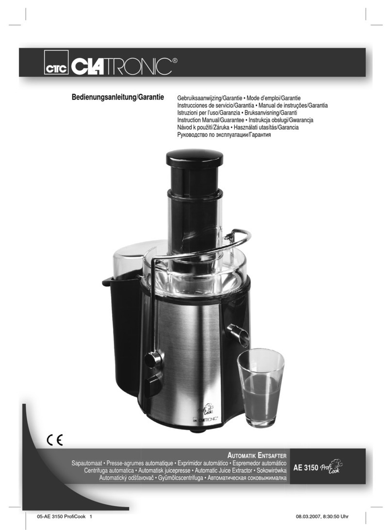 Clatronic AE 3150 User manual