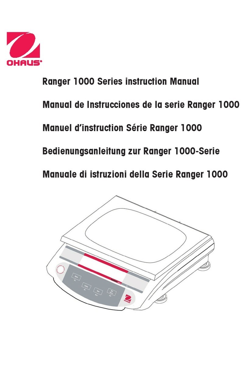 OHAUS Catapult 1000 instruction manual