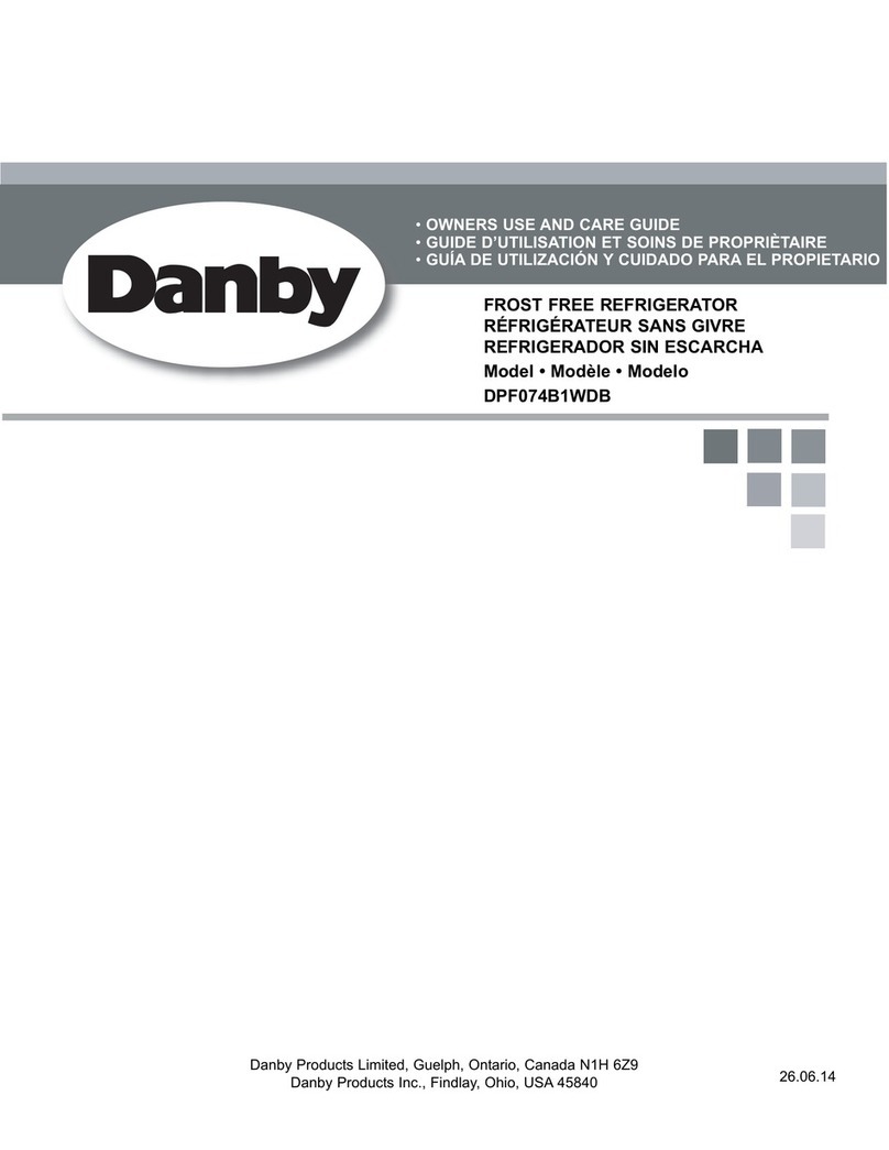 Danby DPF074B1WDB Assembly instructions