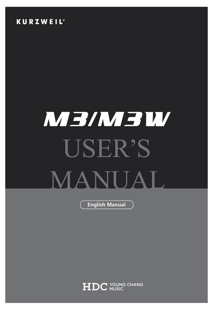 Kurzweil M3 user manual