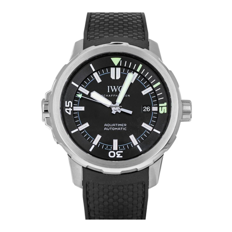 iwc Aquatimer Automatic operating instructions