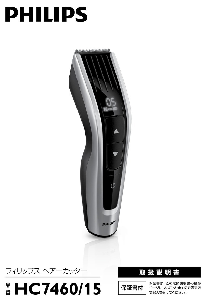 Philips HC7460/15 user manual