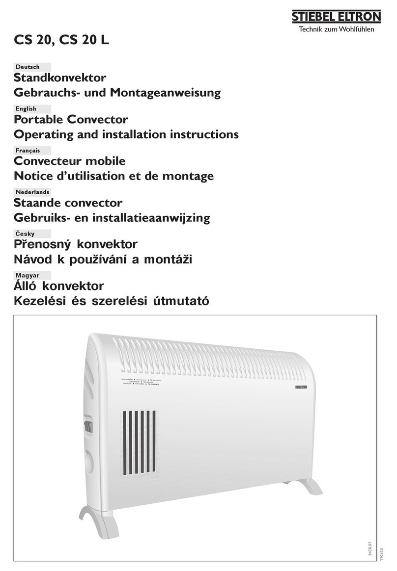 STIEBEL ELTRON CS 20 Operating and installation instructions STIEBEL ELTRON CS 20 Operating and installation instructions