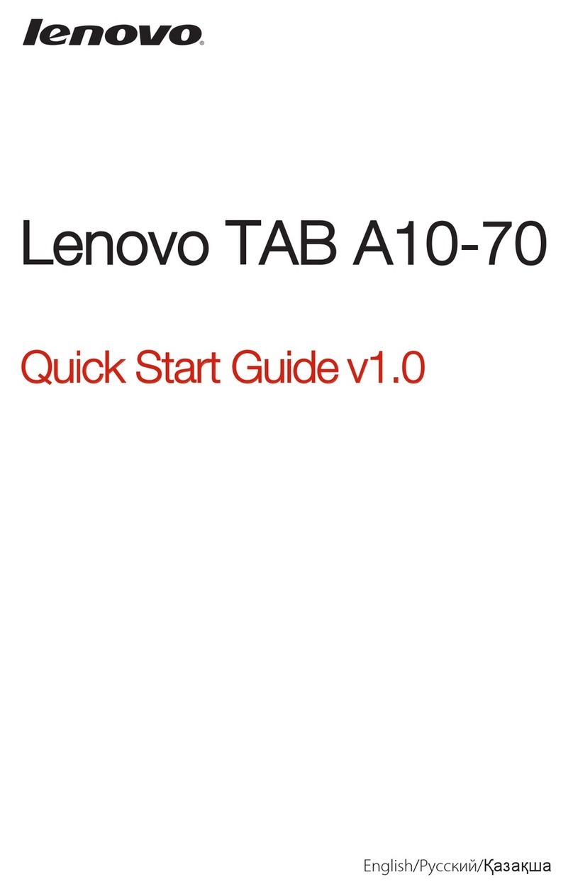 Lenovo TAB A10-70 User manual
