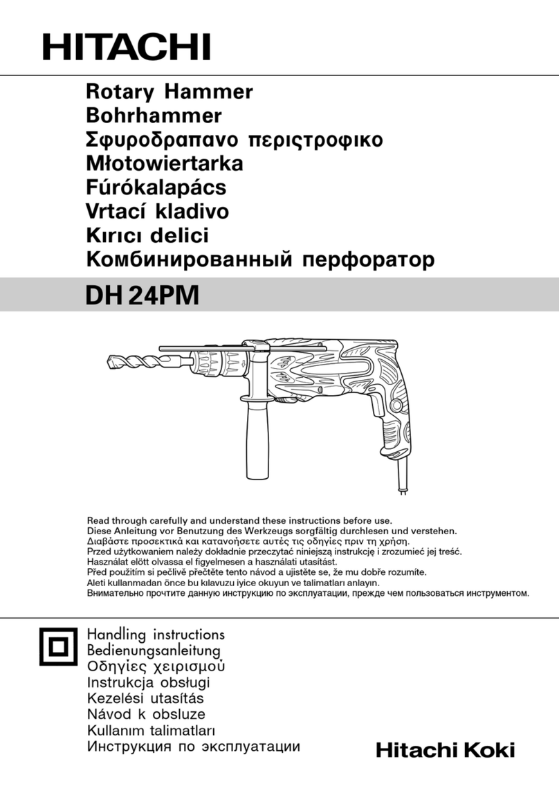 Hitachi DH 24PM User manual