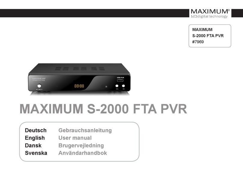 Maximum S-2000 FTA PVR user manual