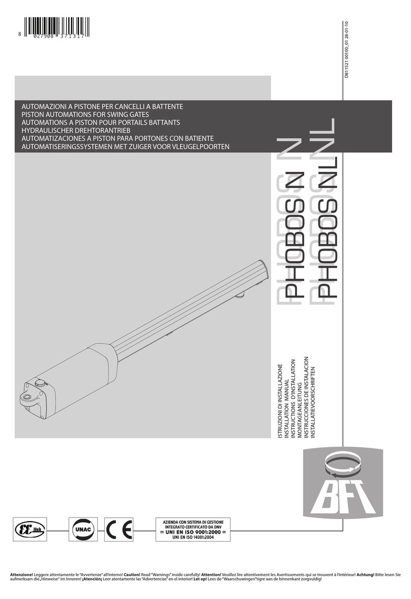 BFT PHOBOS N User manual