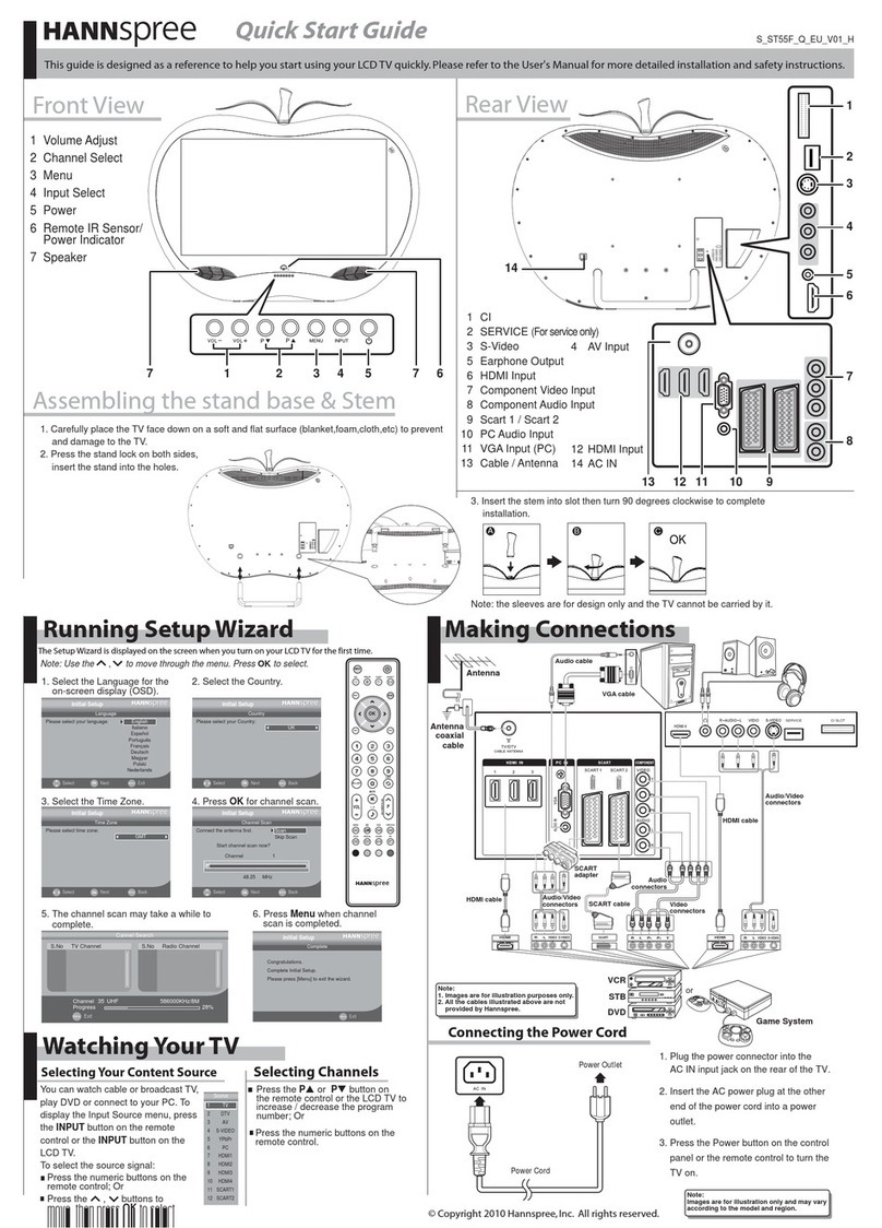 HANNspree Apple55TV User manual