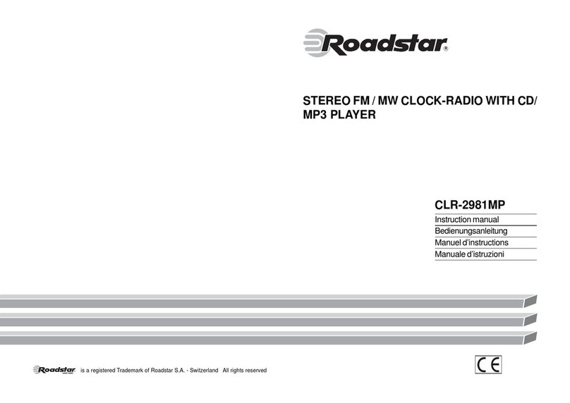 Roadstar CLR-2981MP instruction manual