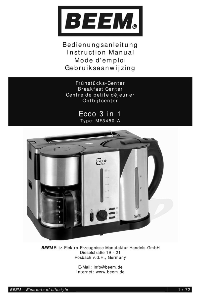 Beem Ecco MF3450-A instruction manual