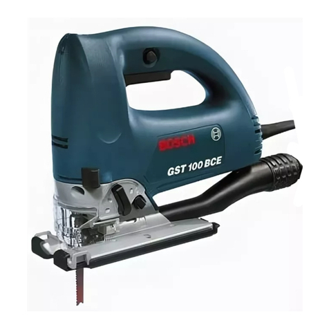 Bosch GST 100 B operating instructions