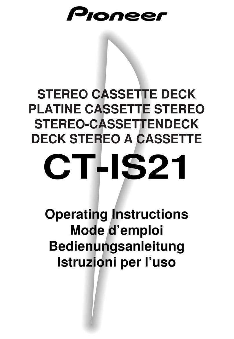Pioneer CT-IS21 User manual