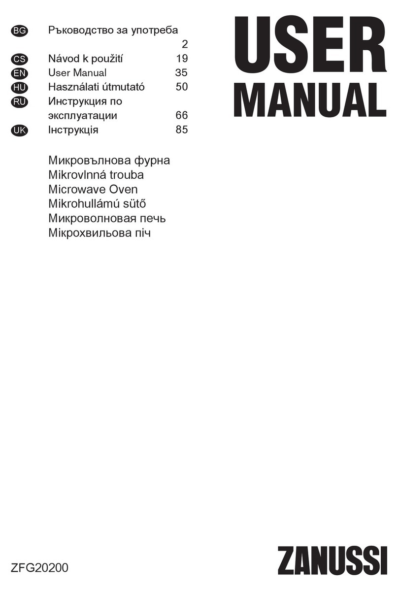 Zanussi ZFG20200 User manual Zanussi ZFG20200 User manual