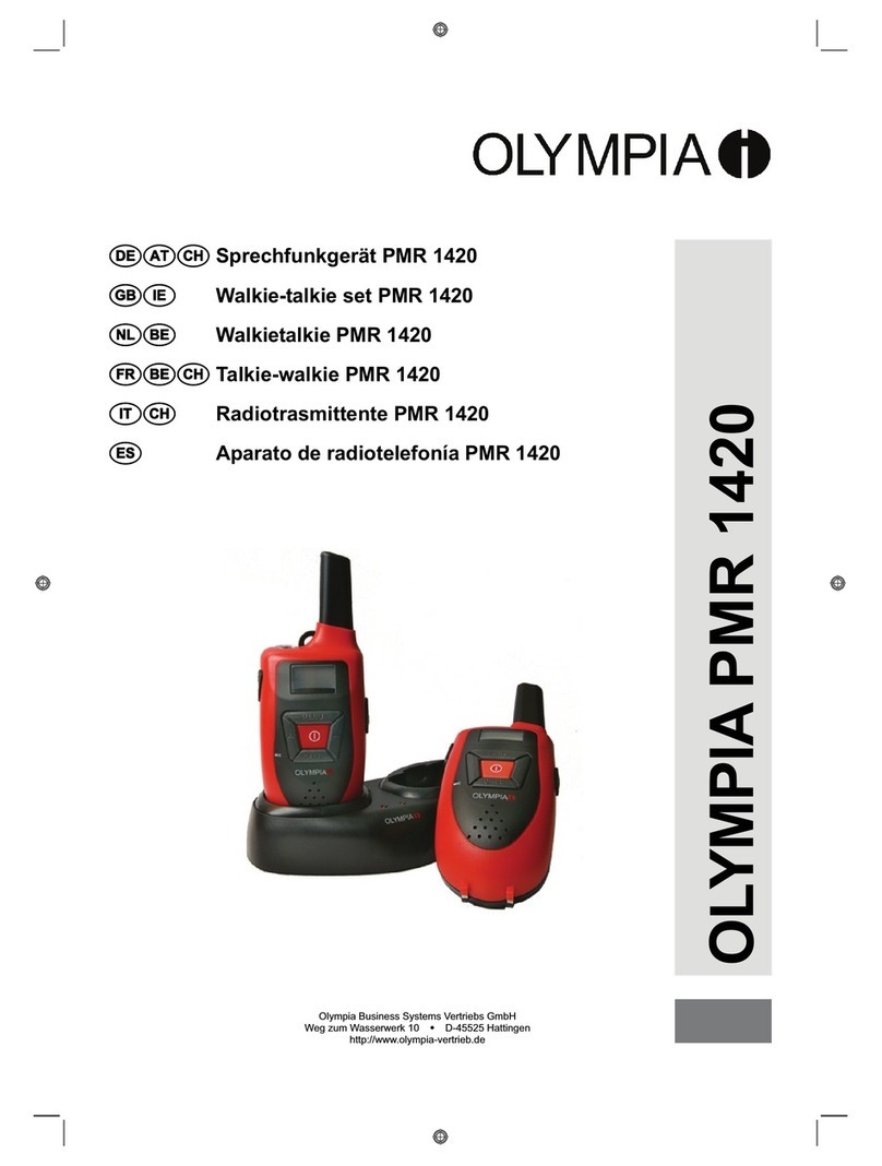 Olympia PMR 1420 User manual