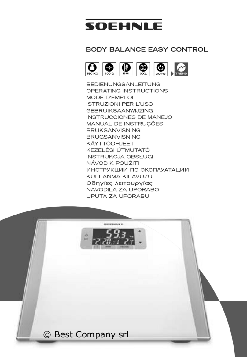 Soehnle Body balance easy control User manual