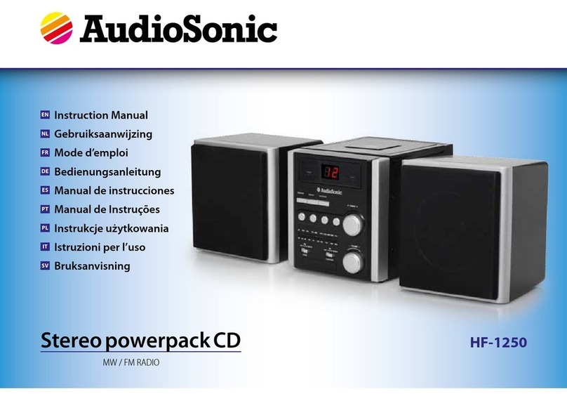 AudioSonic HF-1250 instruction manual