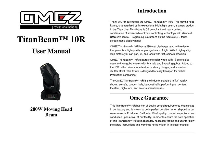 OMEZ TitanBeam 10R user manual