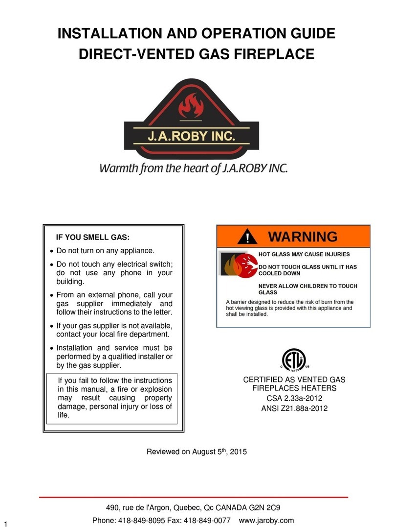 J. A. Roby loo RGR-25 Operating instructions