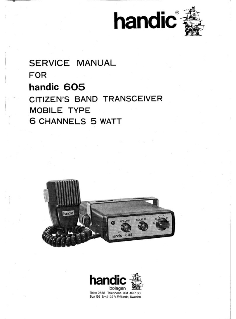 Handic 605 Service manual